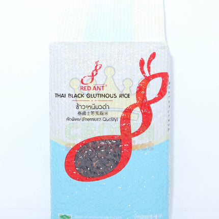 Red Ant Thai Black Glutinous Rice 1Kg - Crown Supermarket