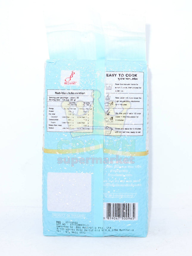 Red Ant Thai Black Glutinous Rice 1Kg - Crown Supermarket