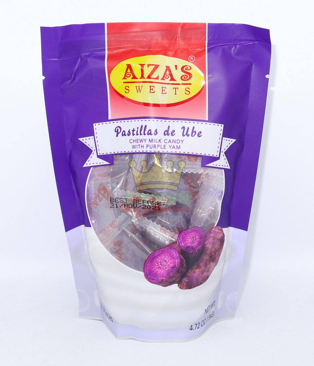 Aiza's Pastillas de Ube (Chewy Milk Candy) 134g - Crown Supermarket