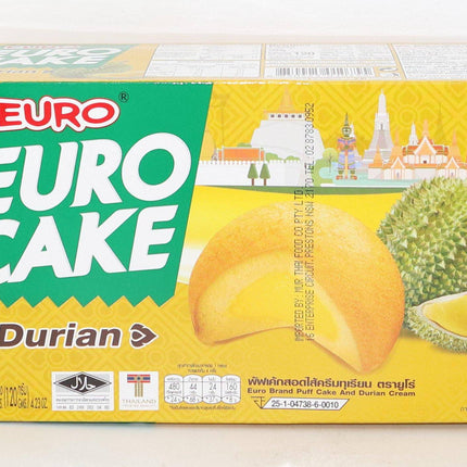 Euro Durian Cake 4 x 30g - Crown Supermarket