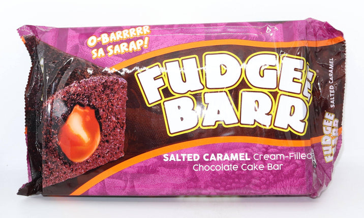 Fudgee Barr Chocolate Cake Bar With Salted Caramel 10 x 38g - Crown Supermarket