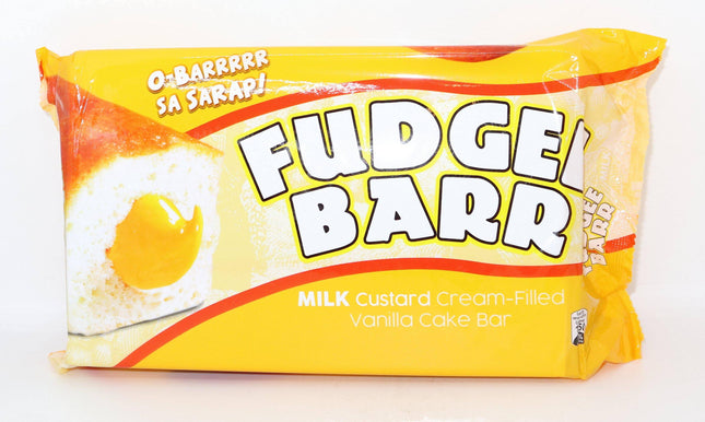 Fudgee Barr Vanilla Cake Bar with Milk Custard Cream 10 x 39g - Crown Supermarket