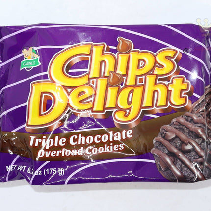 Galinco Chips Delight Triple Chocolate Overload Cookies 175g - Crown Supermarket