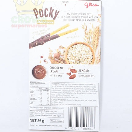 Glico Pocky Wholesome Whole Wheat Chocolate Almond 36g - Crown Supermarket