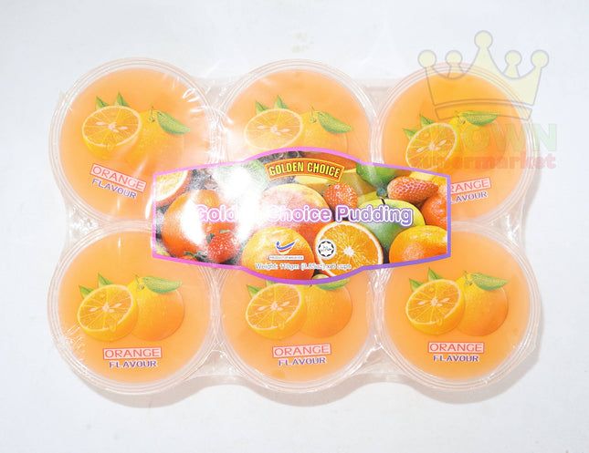 Golden Choice Orange Pudding 6 X 110g - Crown Supermarket