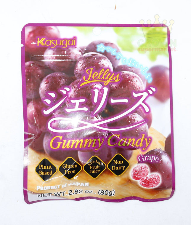 Kasugai Gummy Candy Grape 80g - Crown Supermarket