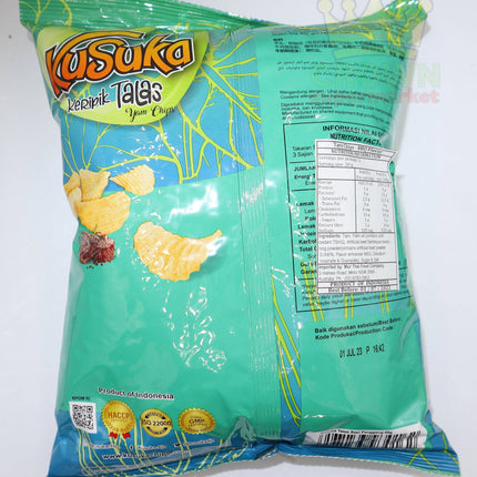 Kusuka Keripik Talas Yam Chips Beef Barbeque Flavor 68g - Crown Supermarket