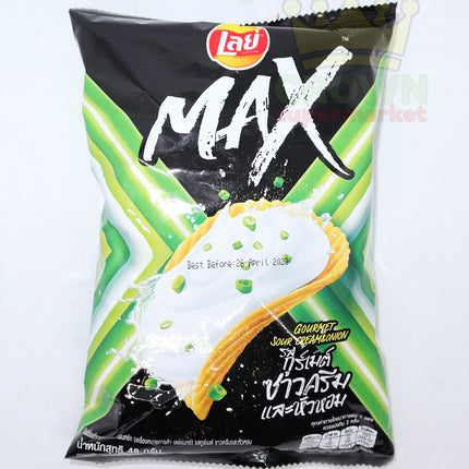 Lay's MAX Potato Chips Sour Cream & Onion 48g - Crown Supermarket