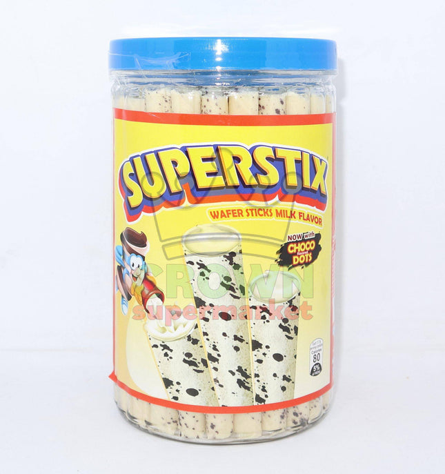 Superstix Wafer Sticks Milk Flavor 324.5g - Crown Supermarket