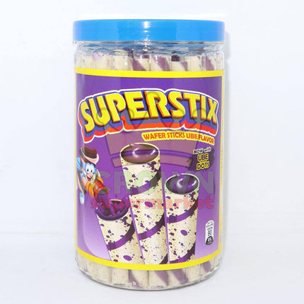 Superstix Wafer Sticks Ube Flavor 335.5g - Crown Supermarket