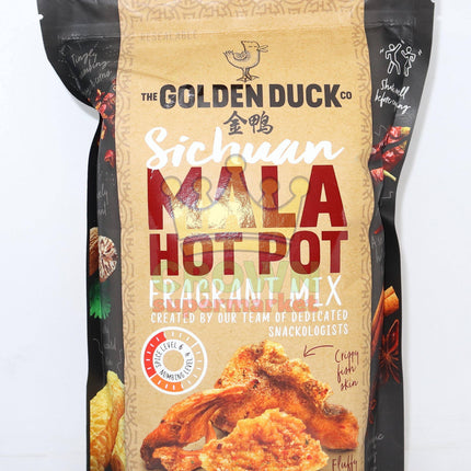 The Golden Duck Co Sichuan Mala Hot Pot Fragrant Mix Fish Skin 108g - Crown Supermarket