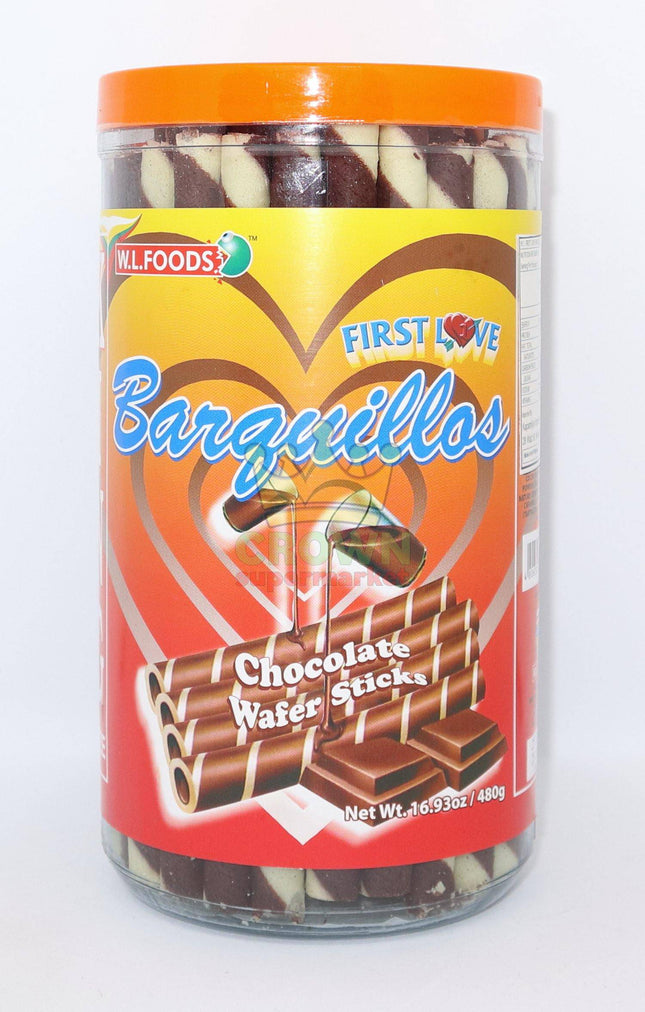 WL Foods Barquillos Chocolate Wafer Sticks 480g - Crown Supermarket