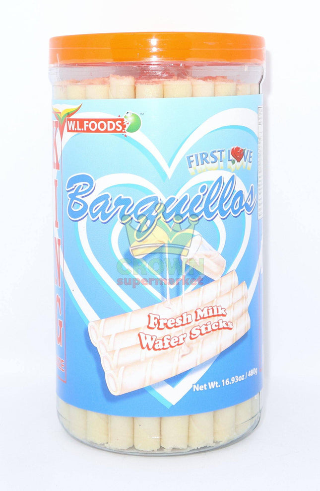 WL Foods Barquillos Fresh Milk Wafer Sticks 480g - Crown Supermarket