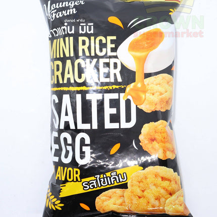 Younger Farm Mini Rice Cracker Salted Egg Flavor 60g - Crown Supermarket