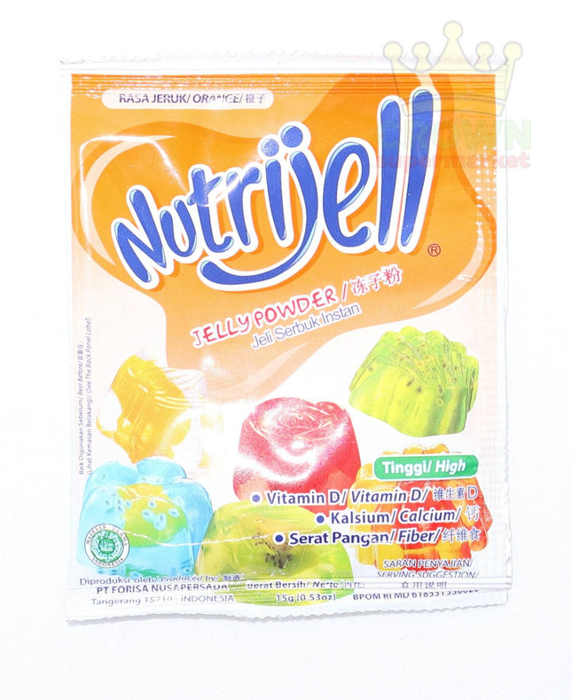 Nutrijell Jelly Powder Orange 15g - Crown Supermarket