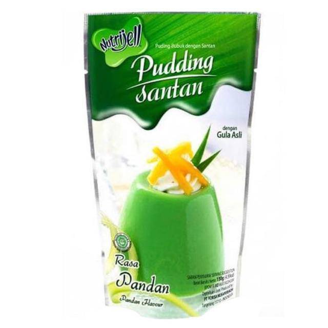 Nutrijell Pudding Powder Pandan 130g - Crown Supermarket