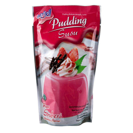 Nutrijell Puding Strawberry 145g - Crown Supermarket