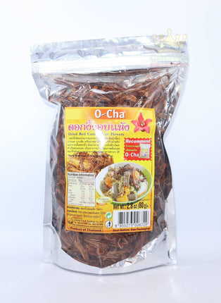 O-Cha Dried Red Cotton Tree Flowers 80g - Crown Supermarket