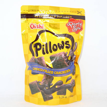 Oishi Pillows Choco-Filled Crackers 150g - Crown Supermarket