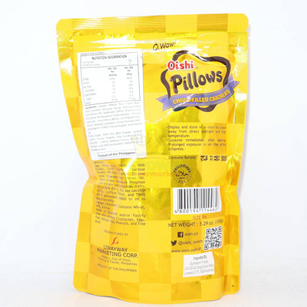 Oishi Pillows Choco-Filled Crackers 150g - Crown Supermarket