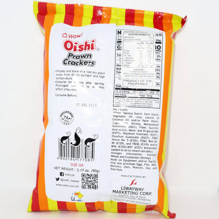 Oishi Prawn Crackers 90g - Crown Supermarket