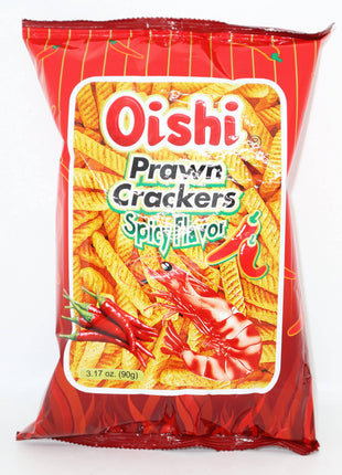 Oishi Prawn Crackers Spicy 90g - Crown Supermarket