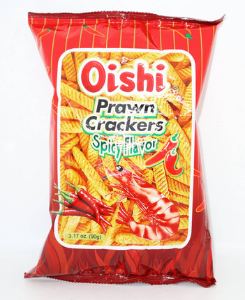 Oishi Prawn Crackers Spicy 90g - Crown Supermarket