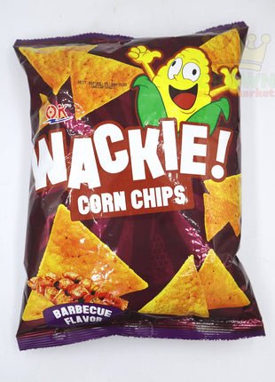 Ok Wackie! Corn Chips Barbecue Flavor 100g - Crown Supermarket