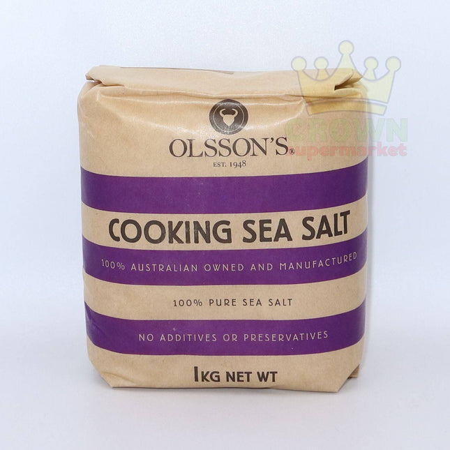 Olsson's Cooking Sea Salt 1KG - Crown Supermarket