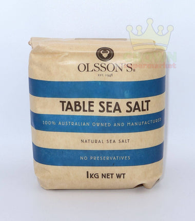Olsson's Table Sea Salt 1KG - Crown Supermarket