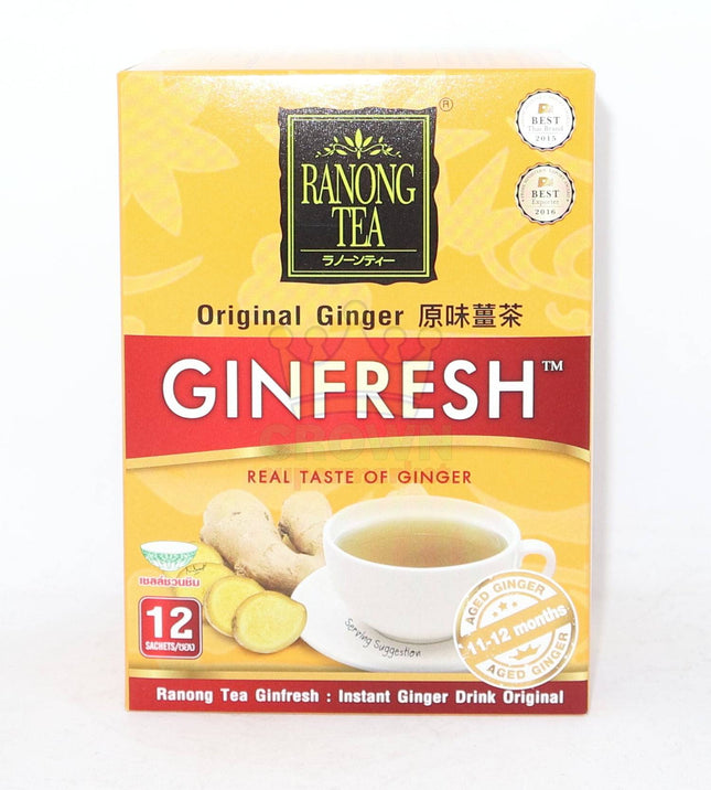 Ranong Tea Original Ginger Drink 12 x 15g - Crown Supermarket