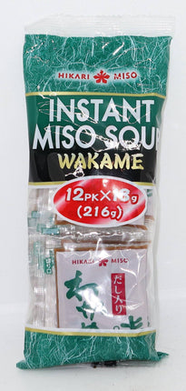 Hikari Instant Miso soup Wakame 12 x 18g - Crown Supermarket