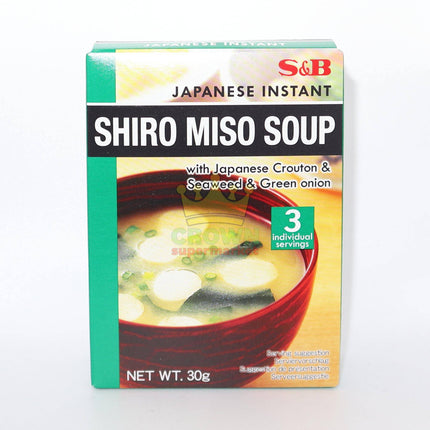S&B Shiro Miso Soup 30G - Crown Supermarket