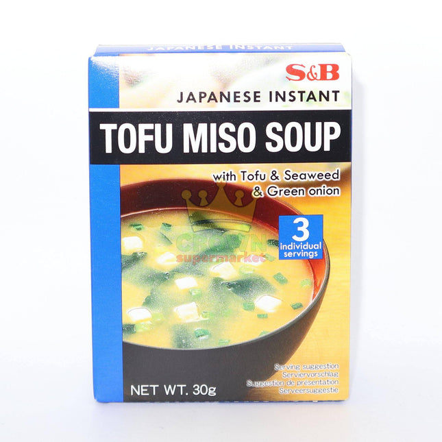 S&B Tofu Miso Soup 30g - Crown Supermarket