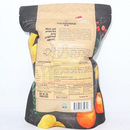 The Golden Duck Co Gourmet Salted Egg Yolk Potato Ridges 105g - Crown Supermarket