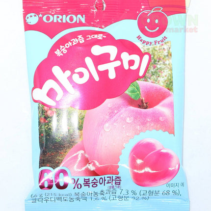 Orion My Gummi Peach 66g - Crown Supermarket