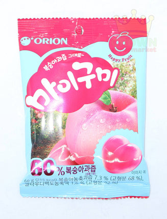 Orion My Gummi Peach 66g - Crown Supermarket