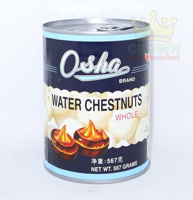 Osha Water Chestnuts Whole 567g - Crown Supermarket