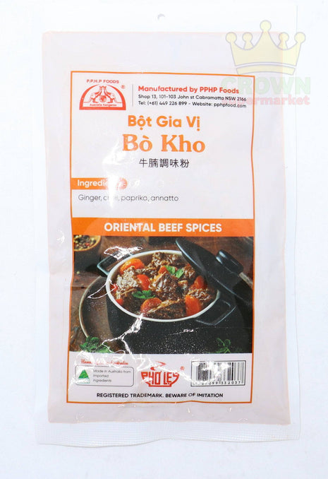 P.P.H.P Oriental Beef Spices (Bot Gia Vi Bo Kho) 65g - Crown Supermarket