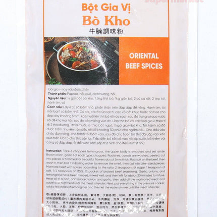 P.P.H.P Oriental Beef Spices (Bot Gia Vi Bo Kho) 65g - Crown Supermarket