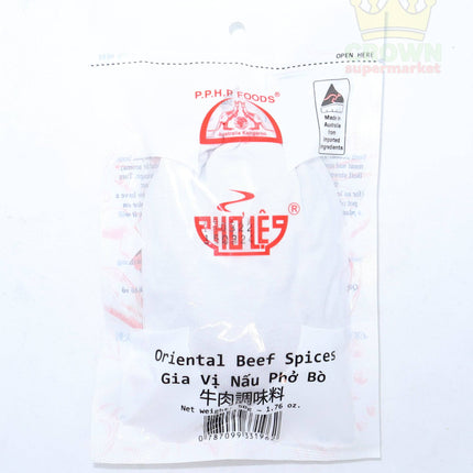 P.P.H.P Oriental Beef Spices (Gia Vi Nau Pho Bo) 50g - Crown Supermarket