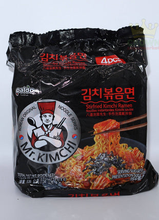 Paldo Mr.Kimchi Stirfried Kimchi Ramen 4x134g - Crown Supermarket