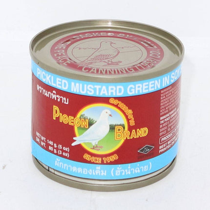 Pigeon Pickled Green Mustard In Soy Sauce 140g - Crown Supermarket