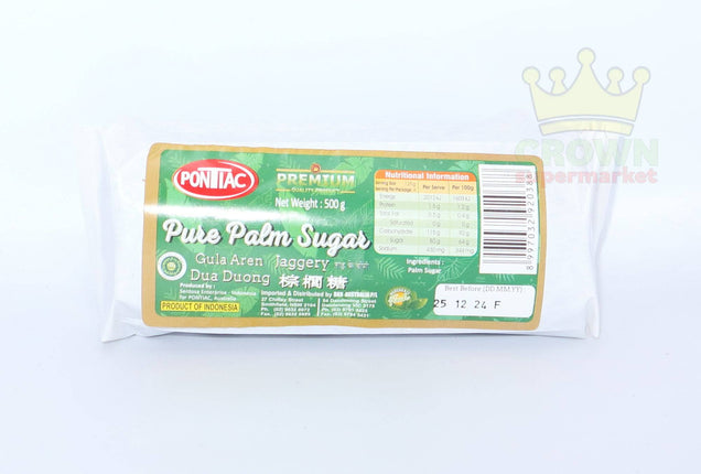 Pontiac Pure Palm Sugar 500g - Crown Supermarket