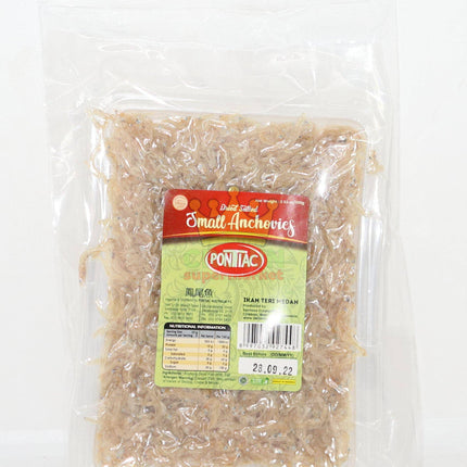 Pontiac Dried Salted Anchovies (Ikan Teri Medan) 100g - Crown Supermarket