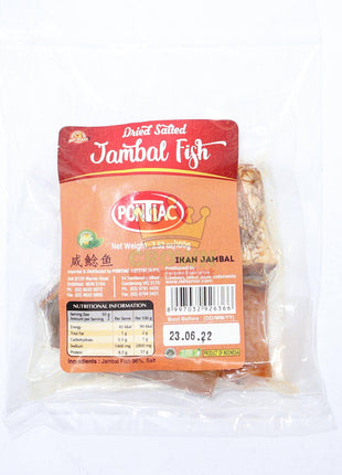 Pontiac Dried Salted Jambal Fish (Ikan Jambal) 100g - Crown Supermarket