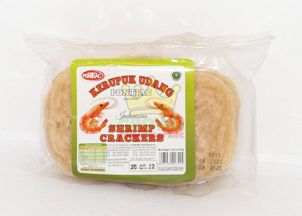 Pontiac Shrimp Crackers (Kerupuk Udang) 250g - Crown Supermarket