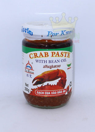 Por Kwan Crab Paste with Bean Oil 200g - Crown Supermarket