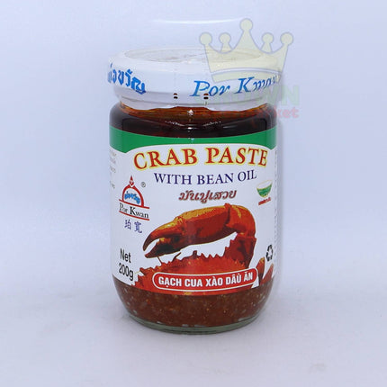 Por Kwan Crab Paste with Bean Oil 200g - Crown Supermarket