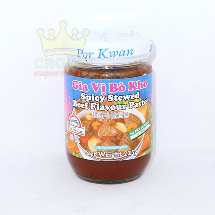 Por Kwan Spicy Stewed Beef Flavour Paste (Gia Vi Bo Kho) 225g - Crown Supermarket